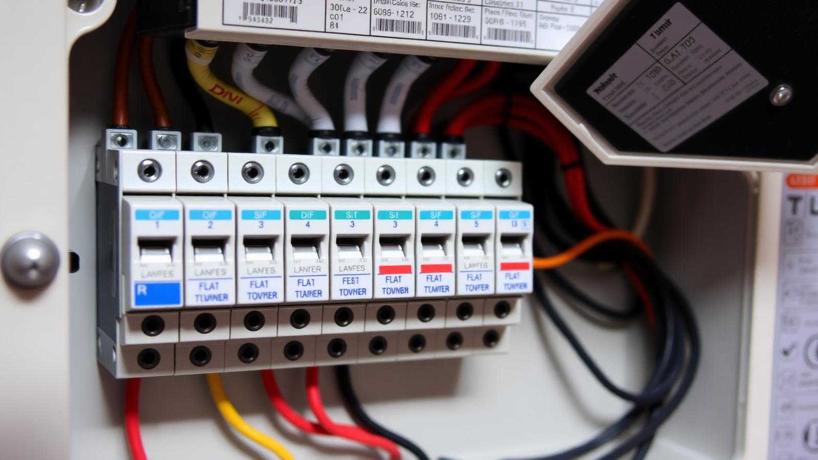 Consumer unit being checked before a home EV charger circuit is added