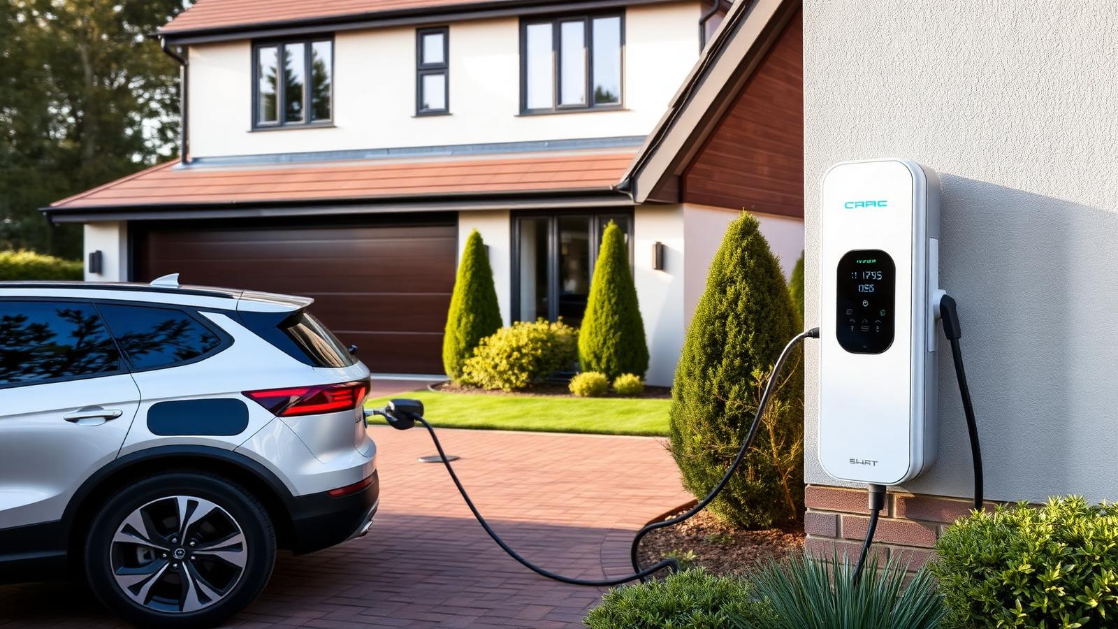 Smart EV charger installed at a Solihull detached home